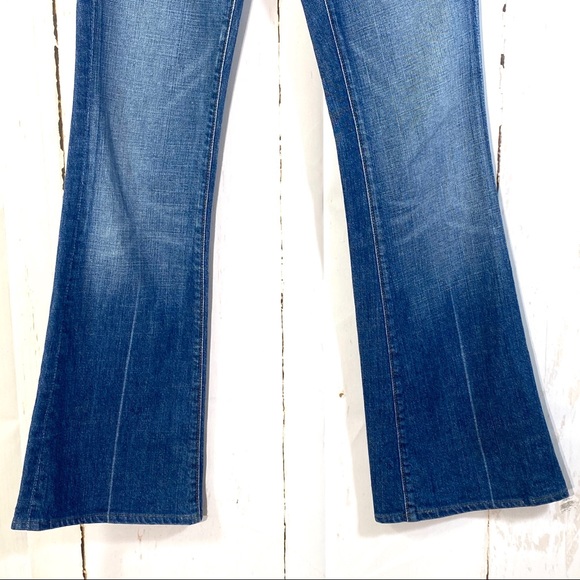 Citizens of Humanity Ingrid Low Waist Flair Jeans Size 25 Wide Leg Flare - Picture 4 of 15